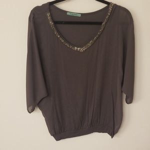 Dolman sleeve top